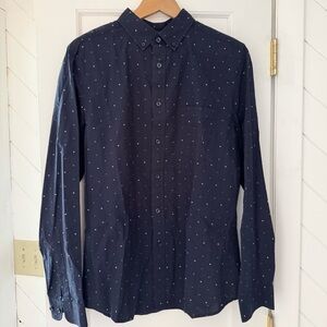 Goodfellow & Co Men's M Navy Blue Button-Down Shirt